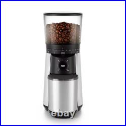 16 Oz. Stainless Steel Conical Coffee Grinder with Adjustable Settings