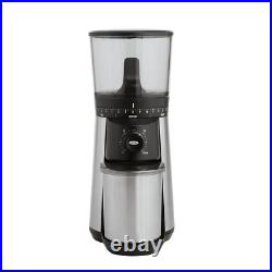 16 Oz. Stainless Steel Conical Coffee Grinder with Adjustable Settings