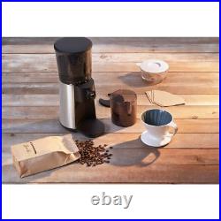 16 oz Stainless Steel Coffee Grinder with Adjustable Settings, One Touch Start