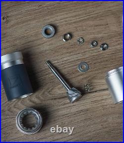 1Zpresso JX-PRO Manual Coffee Grinder Silver Capacity 35G with Assembly Stainles