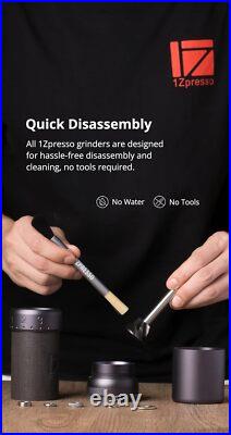 1Zpresso J-Ultra Manual Coffee Grinder Iron Gray, Foldable Handle, NEW