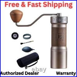 1Zpresso K-Max Manual Coffee Grinder Silver with Assembly Constituency Grind