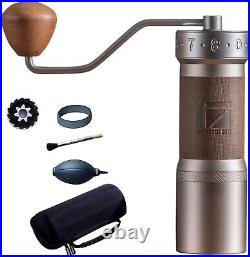 1Zpresso K-Max Manual Coffee Grinder Silver with Assembly Constituency Grind