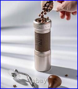 1Zpresso K-Ultra Manual Coffee Grinder Silver with Assembly Constituency Grind