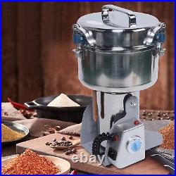 2000g Commercial Spice Grinder Electric Grain Mill Dry Dehydrated Food Grinder