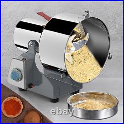 2000g Commercial Spice Grinder Electric Grain Mill Dry Dehydrated Food Grinder