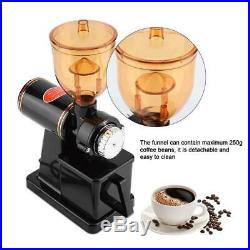 220V 100W Commercial Electric Coffee Milling Stainless Steel Burr mill Machine