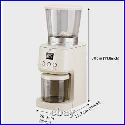 220V 165W Commercial 275GCoffee Bean Mill Conical Burr Electric Coffee Grinder