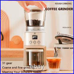 220V 165W Commercial 275GCoffee Bean Mill Conical Burr Electric Coffee Grinder