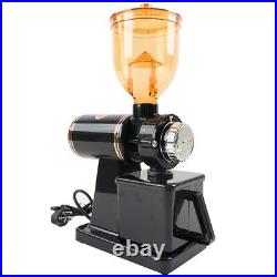 250g Small Electric Coffee Grinder Bean Mill Commercial Single Flat Burrs