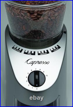 560Infinity Conical Burr Grinder, Brushed Silver, 8.5-Ounce