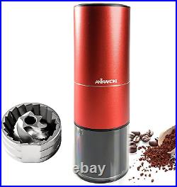 AKIRAKOKI Electric Burr Coffee Grinder with Multi Grind Settings, Portable Small