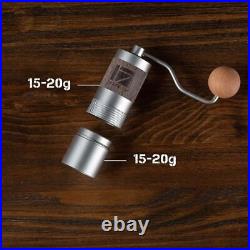 Aluminum Alloy Solid Coffee Grinder Fineness Setting Classic Design For Café New