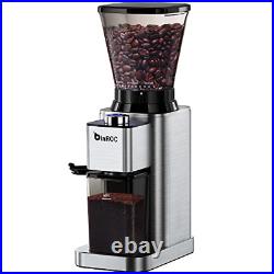 Anti-static Conical Burr Coffee Grinder with 48 Grind Settings, binROC Burr Mill