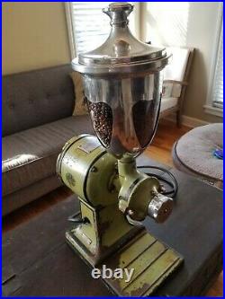 Antique Hobart 2040 Electric Coffee Burr Grinder Works Great! Awesome Patina