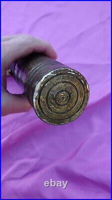 Antique Ottoman Turkish Copper Hand Crank Coffee Tea Spice Mill Grinder Chopper