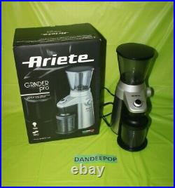 Ariete-Delonghi 3017 Electric Coffee Grinder-Professional Heavy Duty Stainless