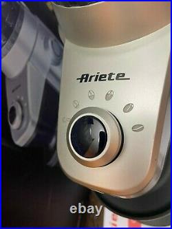 Ariete Italian Coffee Grinder Pro Conical Burr Electric Professional Steel