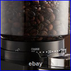 Automatic Burr Mill Bean Coffee Grinder with Adjustable Grind Settings