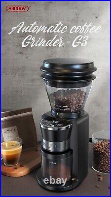 Automatic Burr Mill Electric Coffee Grinder with 34 Gears for Espresso American