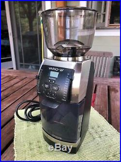 BARATZA VARIO CERAMIC BURR COFFEE GRINDER 986, Black, weight based, 1 yr. Old