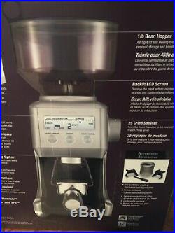 BREVILLE BCG800XL Smart Coffee GrinderStainlessBurr Espresso Bean Machine