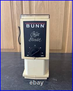 BUNN Coffee Grinder Small Size Home withCommercial Burrs for Best Coffee Flavor BUNN Coffee Grinder Small Size Home withCommercial Burrs for Best Coffee Flavor