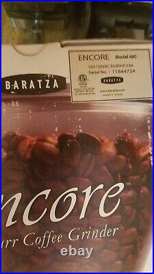 Baratza Encore Conical Burr Coffee Grinder Black Model 485
