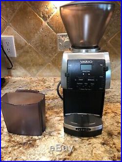 Baratza Vario Ceramic Burr Coffee Grinder Model 885 Espresso With Bonus Tamper