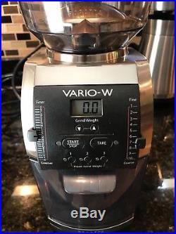 Baratza Vario-W 986-Flat Ceramic Burr Coffee Grinder, Excellent Condition