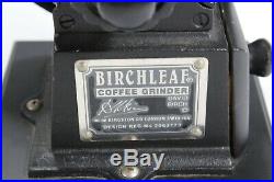 Birchleaf Cast Iron Burr Coffee Grinder Birchleaf London Black Chrome Fast Post