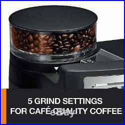 Black Grind And Brew Auto-Start Coffee Maker with Built in Burr Coffee Grinder
