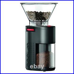 Bodum 11750-01US Bistro Burr Coffee Grinder, One Size, Black