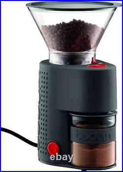 Bodum Bistro Burr Coffee Grinder, 1 EA, Stainless Steel, Black