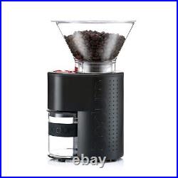 Bodum Bistro Electric Conical Burr Coffee Grinder, Preset Timer, 12 Grind Set Bodum Bistro Electric Conical Burr Coffee Grinder, Preset Timer, 12 Grind Set