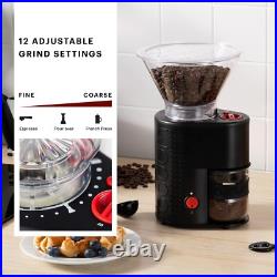 Bodum Bistro Electric Conical Burr Coffee Grinder, Preset Timer, 12 Grind Set Bodum Bistro Electric Conical Burr Coffee Grinder, Preset Timer, 12 Grind Set