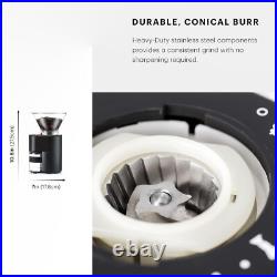 Bodum Bistro Electric Conical Burr Coffee Grinder, Preset Timer, 12 Grind Set Bodum Bistro Electric Conical Burr Coffee Grinder, Preset Timer, 12 Grind Set