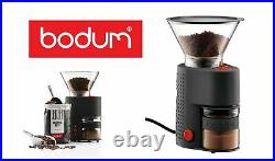 Bodum Bistro Fully Adjustable Conical Burr Electric Coffee Grinder, 12 Inches