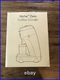 Brand New Unopened Niche Zero Coffee Grinder White US