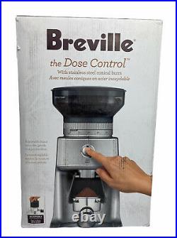 Breville BCG400SIL Dose Control Conical Coffee Grinder New (no 58mm cradle) READ