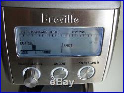 Breville BCG800XL Smart Burr Coffee Bean Grinder Stainless Steel with eManual