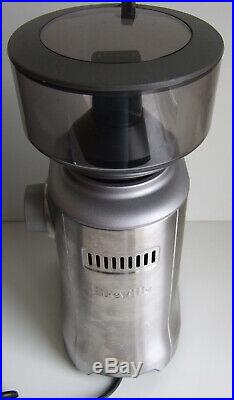 Breville BCG800XL Smart Burr Coffee Bean Grinder Stainless Steel with eManual