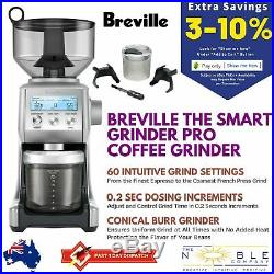 Breville BCG820BSS Smart Grinder Pro Electric Coffee Grinder Bean Conical Burr