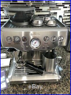 Breville Barista Express BES860XL 2 Cups Espresso Machine Silver MSRP $689