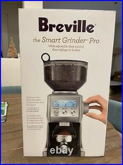 Breville Electric Coffee Grinder with All accessories And Box BCG820BSSXL