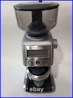 Breville Smart Coffee Grinder Brushed Stainless Steel Bean Hopper Cup BCG800XL