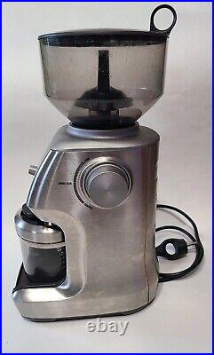 Breville Smart Coffee Grinder Brushed Stainless Steel Bean Hopper Cup BCG800XL