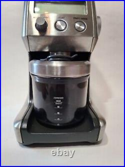 Breville Smart Coffee Grinder Brushed Stainless Steel Bean Hopper Cup BCG800XL