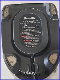 Breville Smart Coffee Grinder Brushed Stainless Steel Bean Hopper Cup BCG800XL