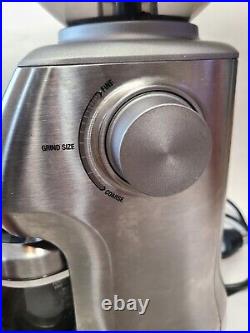 Breville Smart Coffee Grinder Brushed Stainless Steel Bean Hopper Cup BCG800XL